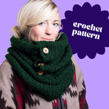 Load image into Gallery viewer, Make Your Own Chunky Long Scarf - Crochet Pattern Digital Download-Crafting Patterns & Molds-EKA