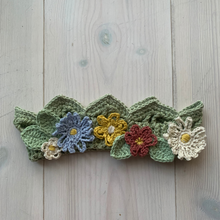 Load image into Gallery viewer, Summer Solstice Flower Crown Crochet Pattern-Crafting Patterns & Molds-EKA