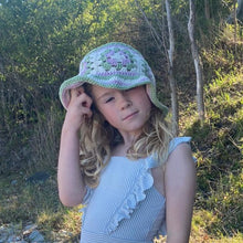 Load image into Gallery viewer, Granny Square Summer Bucket Hat PDF Pattern Download-Crafting Patterns & Molds-EKA