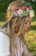 Load image into Gallery viewer, DIY Craft Kit - Summer Solstice Flower Crocheted Crown-Crafting Patterns-EKA
