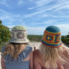 Load image into Gallery viewer, Make Your Own Granny Square Bucket Hat Kit-Patterns-EKA