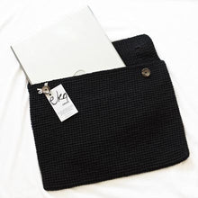 Load image into Gallery viewer, Crocheted Laptop Case - Organic Cotton-Tech Covers-EKA