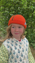 Load and play video in Gallery viewer, Pumpkin Hat - Baby and Child