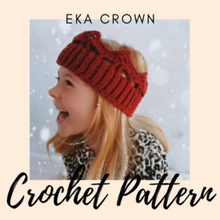 Load image into Gallery viewer, Crown Crochet Pattern-Crafting Patterns & Molds-EKA
