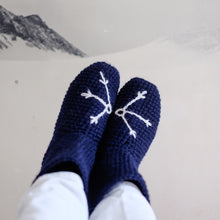 Load image into Gallery viewer, Snowflake Baby Booties-Baby Booties-EKA