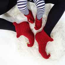 Load image into Gallery viewer, Elf Slipper Socks -Adult-Slipper Socks-EKA