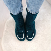 Load image into Gallery viewer, Smiley Face Slipper Socks-Slipper Socks-EKA