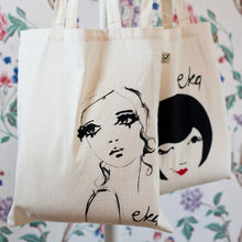 Load image into Gallery viewer, Organic Cotton Tote Bags-Tote Bag-EKA