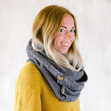 Load image into Gallery viewer, Organic Cotton Infinity Scarf-Scarves-EKA
