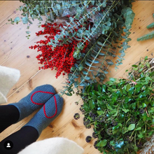 Load image into Gallery viewer, Slipper Socks With Love Heart - Adult-Slipper Socks-EKA