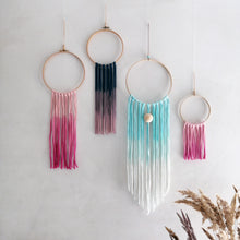 Load image into Gallery viewer, Dreamcatcher Talisman - Blue Ombre-Wall Hangings-EKA
