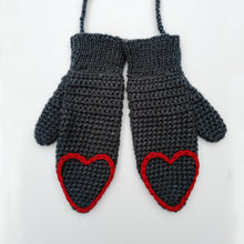 Load image into Gallery viewer, Adult Heart Tipped Mittens-Mittens-EKA