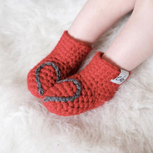 Load image into Gallery viewer, Heart Booties - baby and child-Baby Booties-EKA