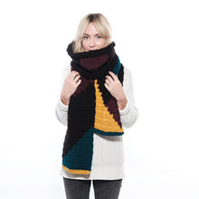 Load image into Gallery viewer, Pixelated Colour Block Scarf-Scarves-EKA
