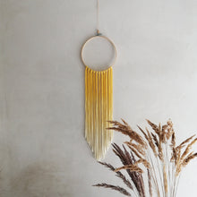 Load image into Gallery viewer, Dreamcatcher Talisman - Yellow Ombre-Wall Hangings-EKA