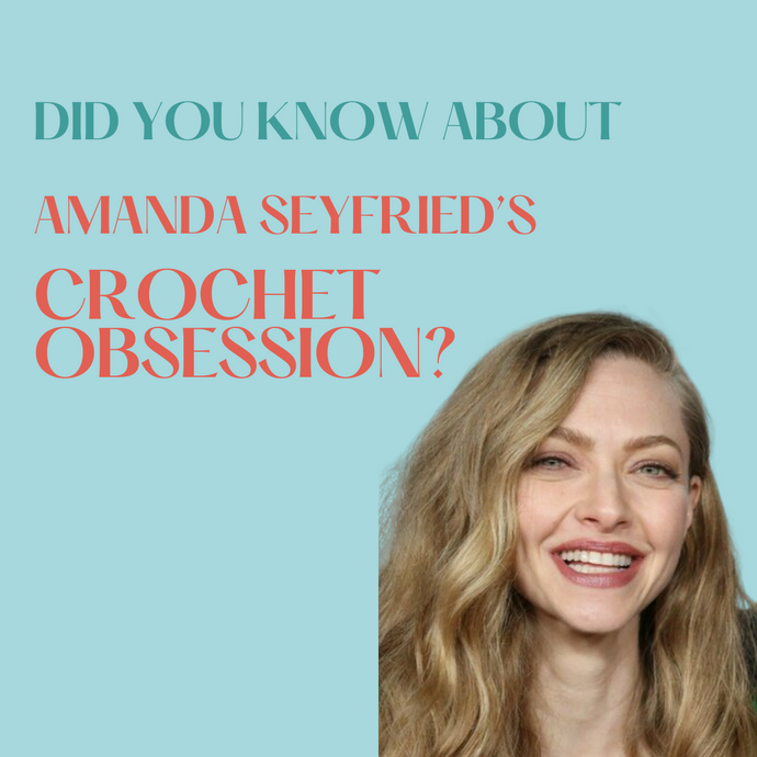 Amanda Seyfried’s Crocheted Flowers on Late Night with Seth Meyers!