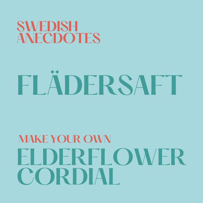 Flädersaft - Make Your Own Elderflower Cordial for Midsummer