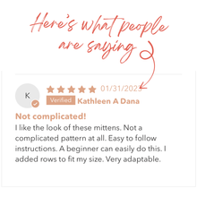 Load image into Gallery viewer, Crochet Kit - Make Your Own Mittens On A String-Crafting Patterns,-EKA
