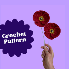 Load image into Gallery viewer, Poppy Crochet Pattern-Patterns-EKA
