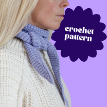 Load image into Gallery viewer, Make Your Own Danish Necktie Scarf - Crochet Pattern Digital Download-Crafting Patterns &amp; Molds-EKA
