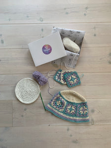 Make Your Own Granny Square Bucket Hat Kit-Patterns-EKA