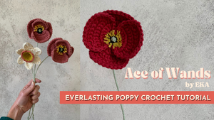 Poppy Crochet Craft Kit-Crafting Patterns-EKA