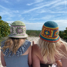 Load image into Gallery viewer, Granny Square Summer Bucket Hat PDF Pattern Download-Crafting Patterns &amp; Molds-EKA
