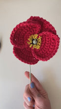 Load and play video in Gallery viewer, Handmade Poppy - Finished Piece
