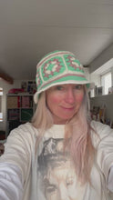 Load and play video in Gallery viewer, Granny Square Bucket Hat - Finished Item
