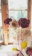Load and play video in Gallery viewer, Poppy Crochet Craft Pattern
