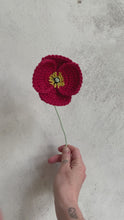 Load and play video in Gallery viewer, Poppy Crochet Craft Pattern
