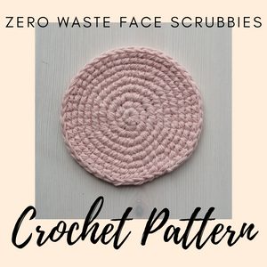 Beginner Crochet Pattern For Zero Waste Face Scrubbies-Patterns-EKA