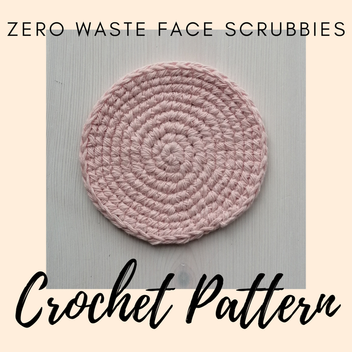 Beginner Crochet Pattern For Zero Waste Face Scrubbies-Patterns-EKA