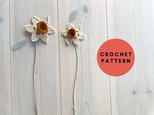 Daffodil Crochet Pattern Digital Download-EKA