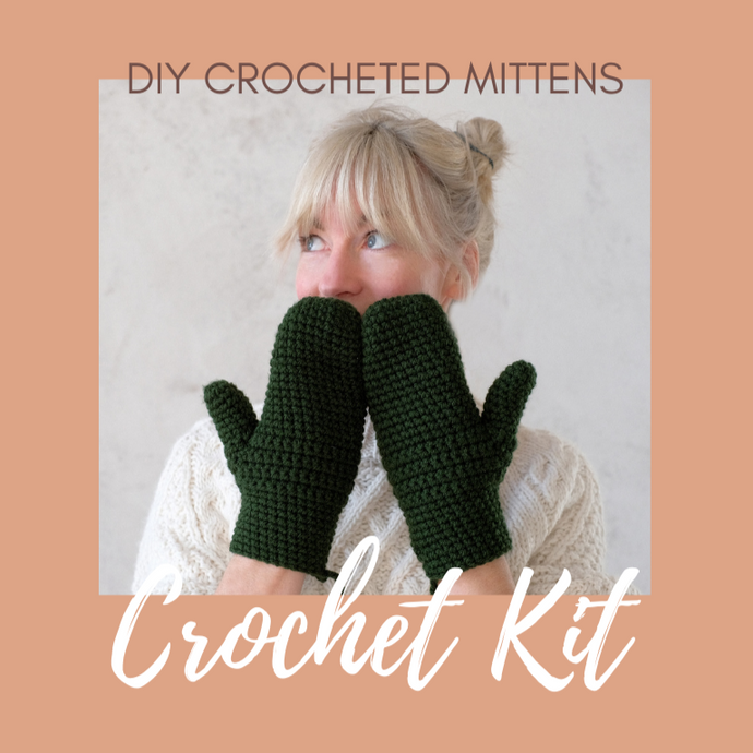 Crochet Kit - Make Your Own Mittens On A String-EKA