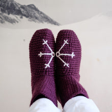 Load image into Gallery viewer, Snowflake Baby Booties-Baby Booties-EKA
