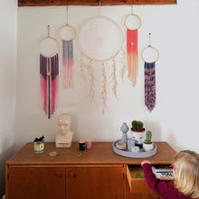 Load image into Gallery viewer, Dreamcatcher Talisman - Yellow Ombre-Wall Hangings-EKA
