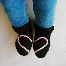 Load image into Gallery viewer, Heart Booties - baby and child-Baby Booties-EKA
