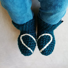 Load image into Gallery viewer, Heart Booties - baby and child-Baby Booties-EKA
