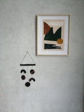 Load image into Gallery viewer, Minimalist Shapes Resin Wall Hanging - Tortoiseshell-EKA
