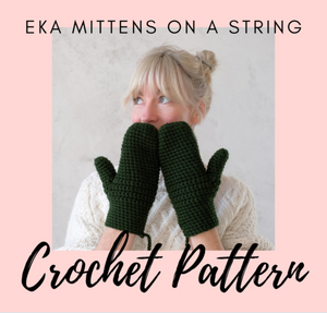 Crochet Kit - Make Your Own Mittens On A String-EKA