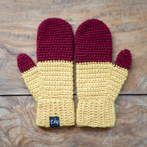 Dip Dye Ombre Mittens-Mittens-EKA