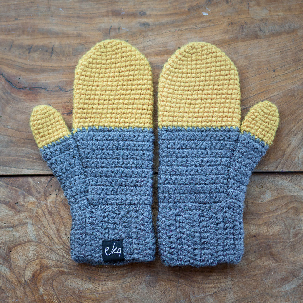 Dip Dye Ombre Mittens-Mittens-EKA