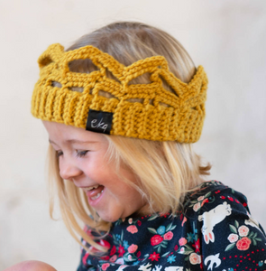 Personalised Crocheted Crown - Baby, Child, Adult-Baby & Toddler-EKA