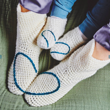 Load image into Gallery viewer, Heart Booties - baby and child-Baby Booties-EKA
