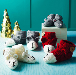 Animal Booties - Baby And Child-Baby Booties-EKA