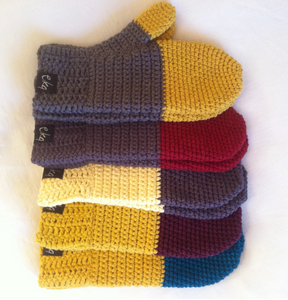 Dip Dye Mittens Organic Cotton-EKA