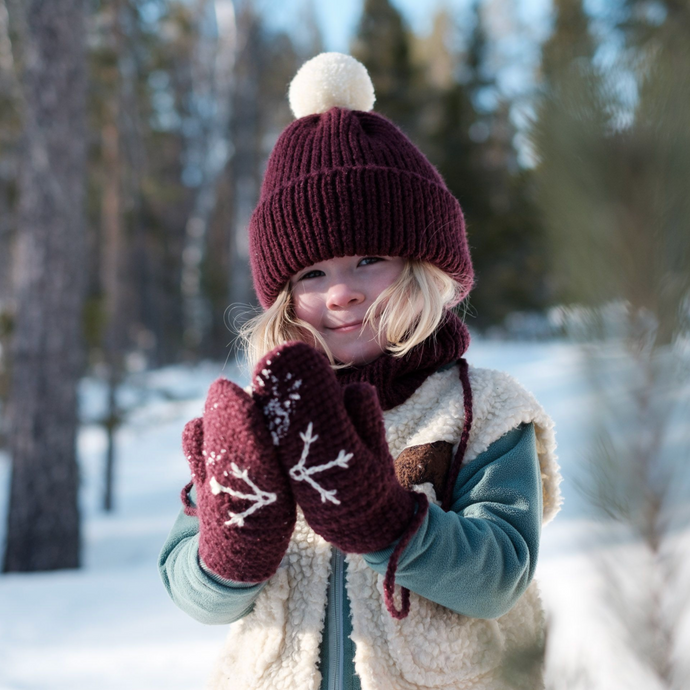 Snowflake Mittens - Adult, Child and Baby.-Mittens-EKA