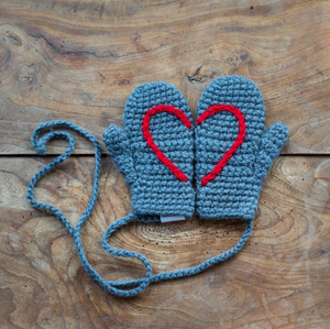 Hidden Heart Mittens - Baby and Child-Mittens-EKA