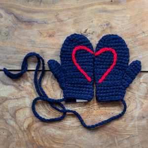 Hidden Heart Mittens - Baby and Child-Mittens-EKA